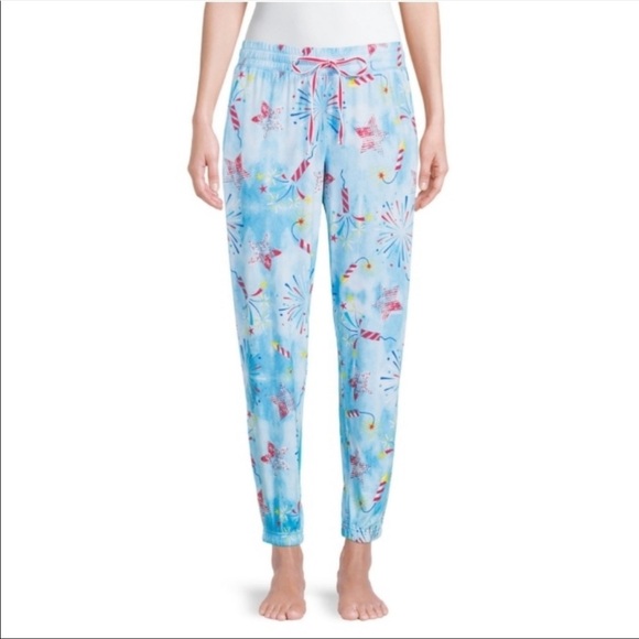 Womens American Jogger Lounge Sleep Pants - Picture 1 of 5